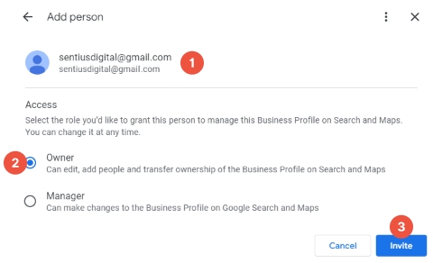 mybusiness - step 5